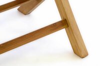 DIVERO zahradní dřevěná skládací židle