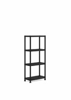 Plastový otevřený regál PLUS 60/4 - 135 x 60 x 30 cm