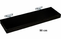 Nástěnná police STILISTA SALIENTO - hnědočerná 90 cm Nástěnná police STILISTA SALIENTO - hnědočerná 90 cm