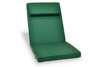 DIVERO polstr na židli tmavě zelená