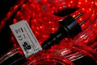 NEXOS světelný kabel 240 LED červená 10m