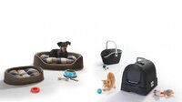 Toaleta pro kočky RATTAN - šedá CURVER