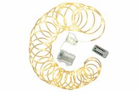 Vánoční LED osvětlení - MINI kabel - 10 m teple bílé