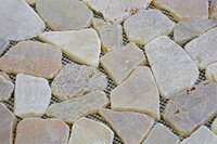 Mozaika říční kámen - krémová obklady 1m2 Garth