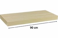 Nástěnná police STILISTA VOLATO - světlé dřevo 90 cm Nástěnná police STILISTA VOLATO - světlé dřevo 90 cm