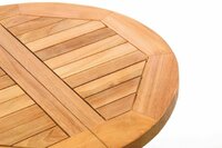 Divero dětský odkládací sklopný stolek z teakového dřeva