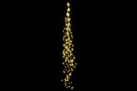 Vánoční dekorativní osvětlení – drátky - 200 LED teple bílé