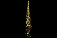 Vánoční dekorativní osvětlení – drátky - 200 LED teple bílé