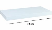 Nástěnná police STILISTA VOLATO - matná bílá 70 cm Nástěnná police STILISTA VOLATO - matná bílá 70 cm