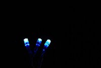 Vánoční LED osvětlení Garth 4,5m - modré, 30 diod