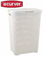 Koš na prádlo STYLE RATTAN 60 l krémový CURVER