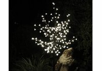 Dekorativní LED osvětlení - strom s květy 150 cm, teple bílé