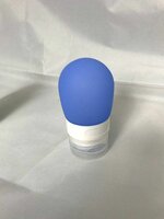 Cestovní silikonová lahvička na tekutiny - Modrá - 38 ml Cestovní silikonová lahvička na tekutiny - Modrá - 38 ml