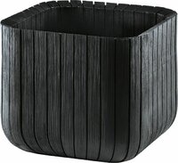 KETER zahradní květináč CUBE PLANTER 40 x 40 cm antracitová