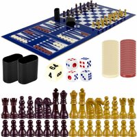 Multifunkční herní stůl 15 v 1 - černý