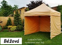 TRADGARD zahradní párty stan PROFI STEEL 3 x 6 m béžová