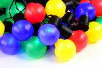 Barevné párty osvětlení - venkovní - 50 LED