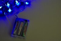 Vánoční LED osvětlení Garth 4,5m - modré, 30 diod