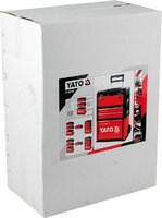 YATO box na nářadí - 2 zásuvky červená