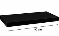 Nástěnná police STILISTA VOLATO - matná černá 90 cm Nástěnná police STILISTA VOLATO - matná černá 90 cm