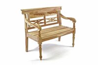 DIVERO zahradní dřevěná dětská lavice 80 cm