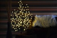 LED vánoční dekorace - Světelný strom - 96 LED 150 cm