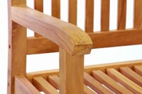 DIVERO zahradní dřevěná lavice masiv 180 cm