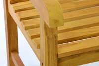DIVERO zahradní dřevěná lavice masiv 150 cm
