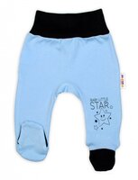 BABY NELLYS polodupačky LITTLE STAR modrá vel. 62