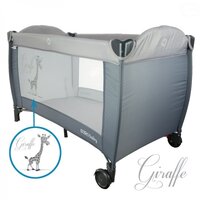 EURO BABY cestovní postýlka ŽIRAFA šedá EURO BABY cestovní postýlka ŽIRAFA šedá