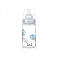 LOVI kojenecká láhev TRENDS 240 ml bílá