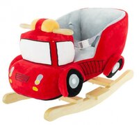 EURO BABY houpací hračka POŽÁRNÍ AUTO červená