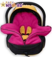 BABY NELLYS dětský fusak MEDVÍDEK růžová