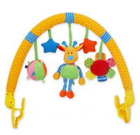 BABY MIX oblouk s hračkami ke kočárku žirafka BABY MIX oblouk s hračkami ke kočárku žirafka