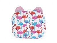 BABY NELLYS dětský polštářek z minky PLAMEŇÁK růžová BABY NELLYS dětský polštářek z minky PLAMEŇÁK růžová