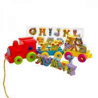 EURO BABY tahací hračka vláček abeceda