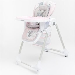 BABY MIX jídelní židlička Infant růžová
