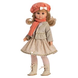 BERBESA luxusní dětská panenka Magdalena 40 cm