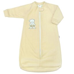 NEW BABY kojenecký spací pytel MEDVÍDEK žlutá vel. 68