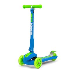 MILLY MALLY dětská koloběžka MAGIC SCOOTER modro-zelená