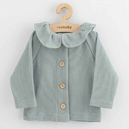 NEW BABY kabátek na knoflíky Luxury clothing Laura šedá vel. 86