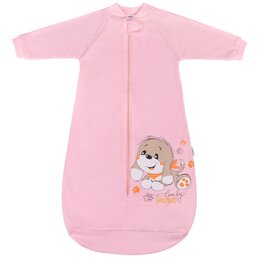 NEW BABY kojenecký spací pytel PEJSEK růžová vel. 62