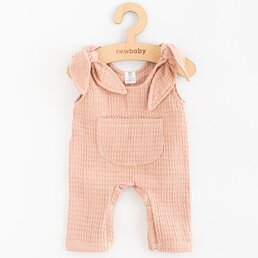 NEW BABY mušelínové lacláčky COMFORT CLOTHES růžová vel. 62