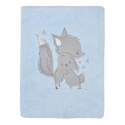 KOALA dětská deka FOXY 90x110 cm modrá