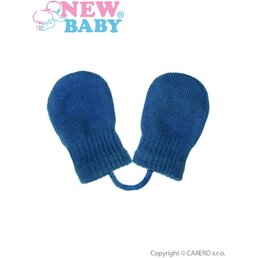 Dětské zimní rukavičky New Baby modré vel. 56 (0-3m)