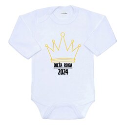 NEW BABY body s dlouhým rukávem Dieťa roka 2024 bílá vel. 86