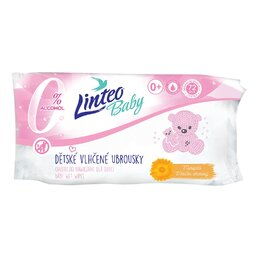 LINTEO vlhčené ubrousky SOFT AND CREAM 72 ks