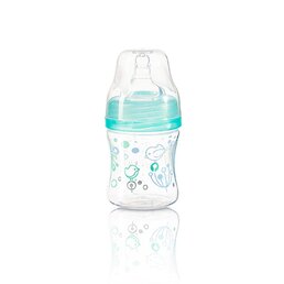 BABY ONO antikoliková láhev s širokým hrdlem 120 ml modrá