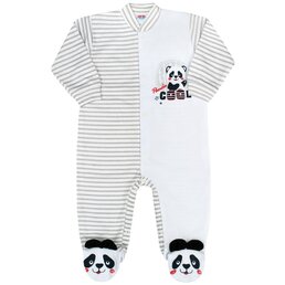 NEW BABY overal PANDA bílá vel. 74