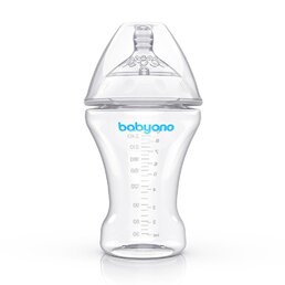 BABY ONO kojenecká láhev 260 ml bílá